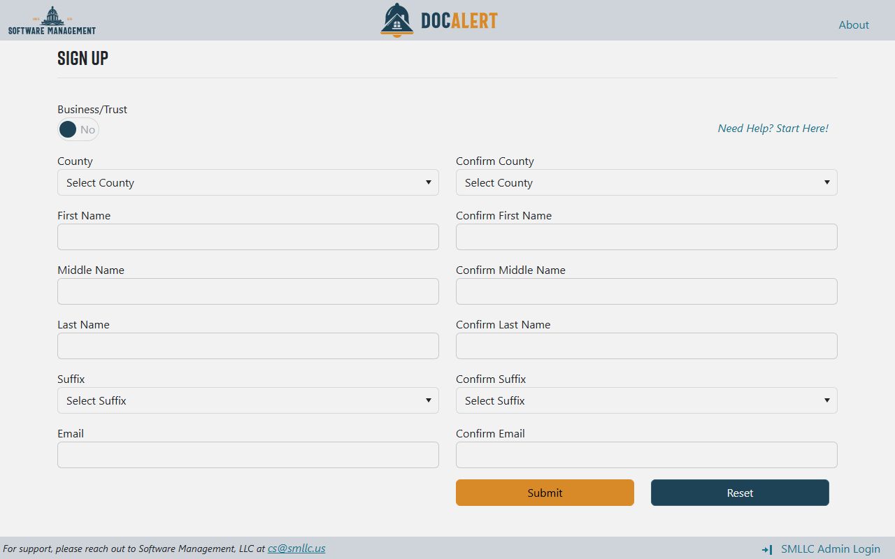 LaRue County Clerk records page for county records