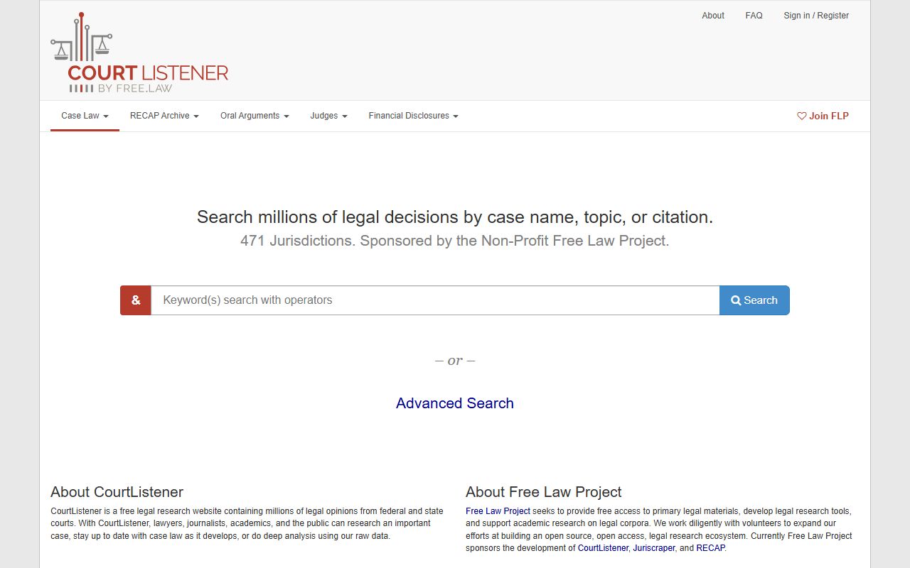 LaRue County court dockets CourtListener public docket research