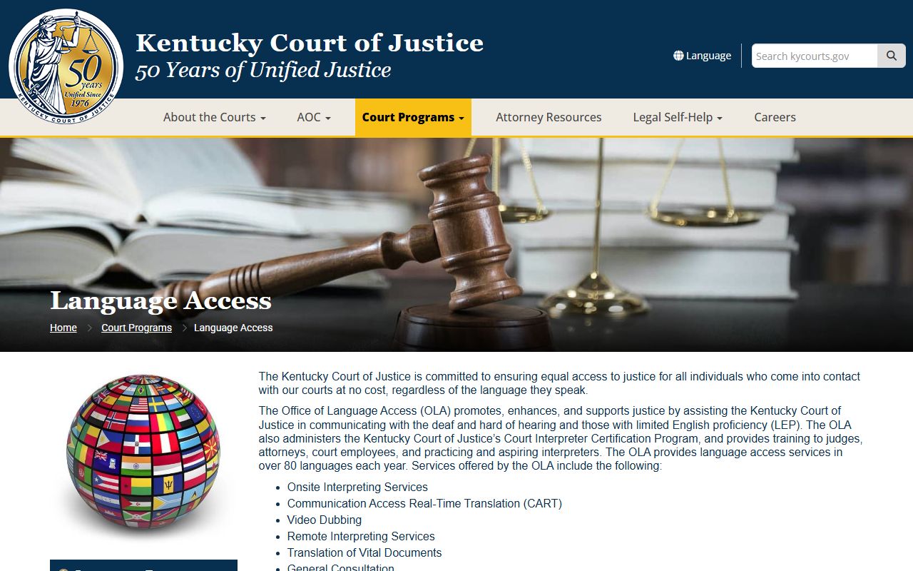 LaRue County court records Kentucky court structure