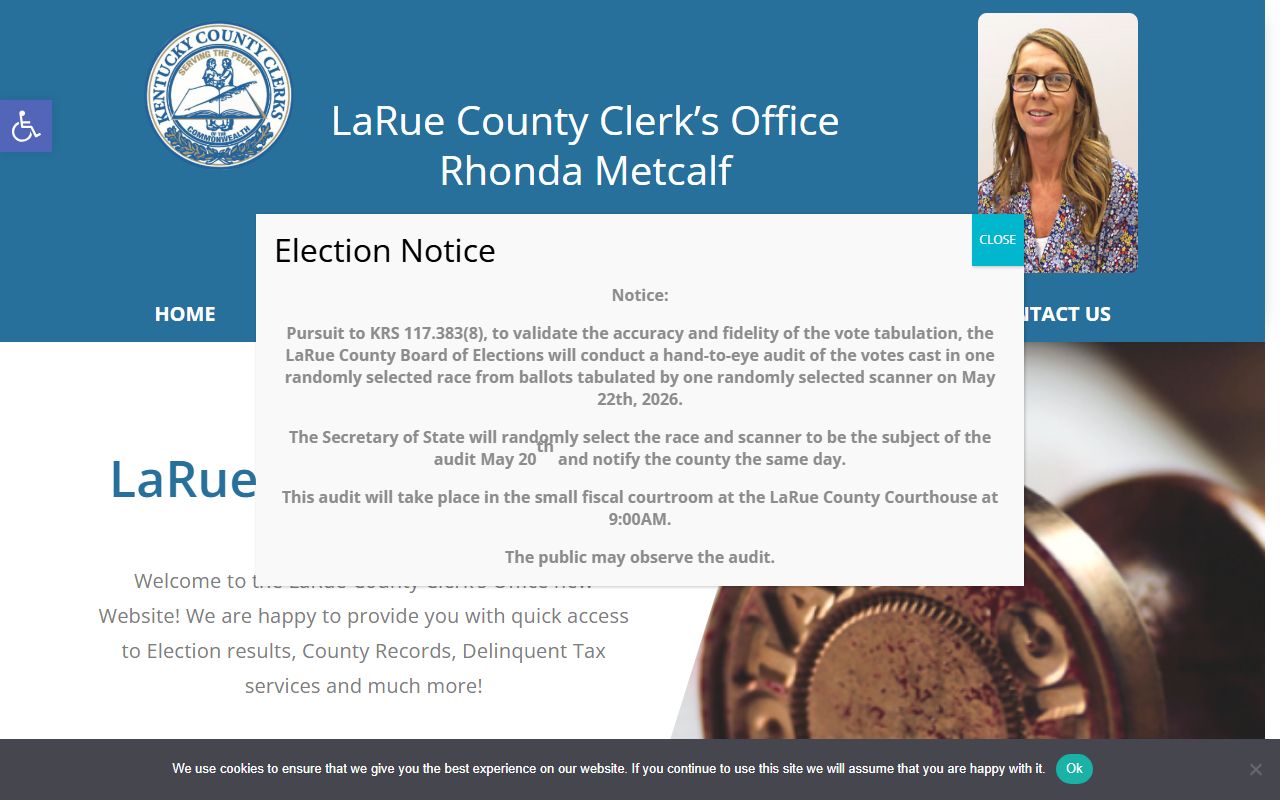 LaRue County marriage records and county clerk access